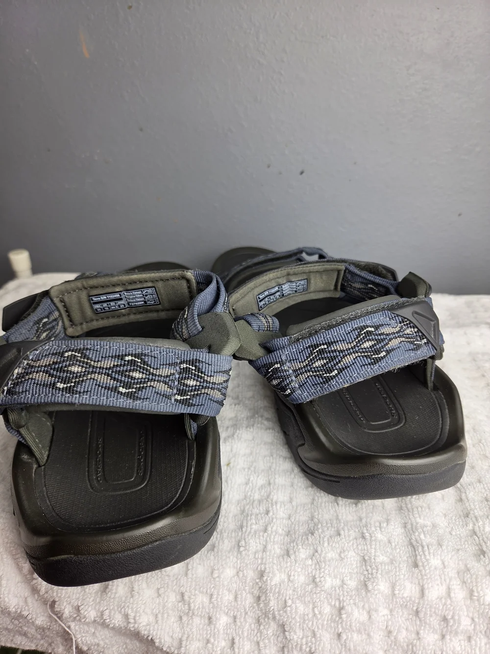 Teva Men's Terra Fi 5 Blue Grey Strappy Sport Sandals